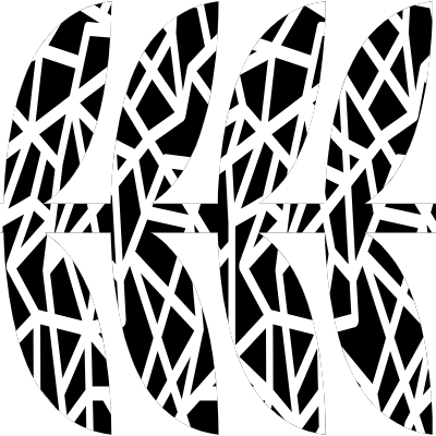 Line Nature Leaves Element from Geometrica (Texturized) Set