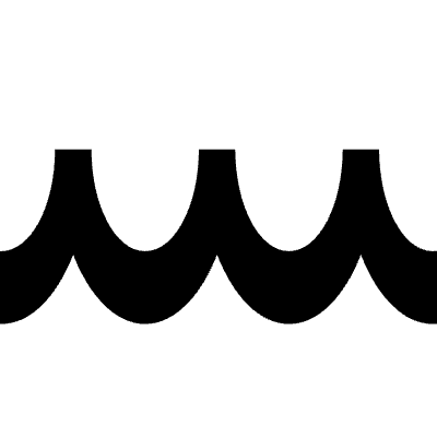 Line Nature Wave Element from Geometrica (Solid) Set