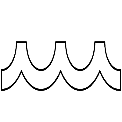 Line Nature Wave Element from Geometrica (Line) Set