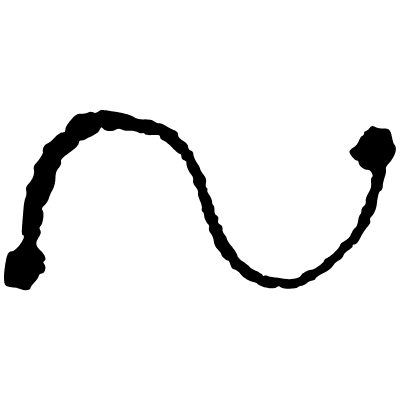 Lines Pointend Line Element from Scribbles (Sketch Style) Set