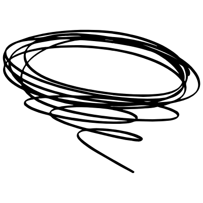 Messed Up Ploblem Mark Doodle 3 Element from Scribbles (Sketch Style) Set