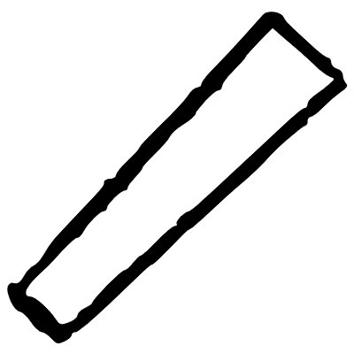 Minimalist Square 1 Element from Scribbles (Sketch Style) Set