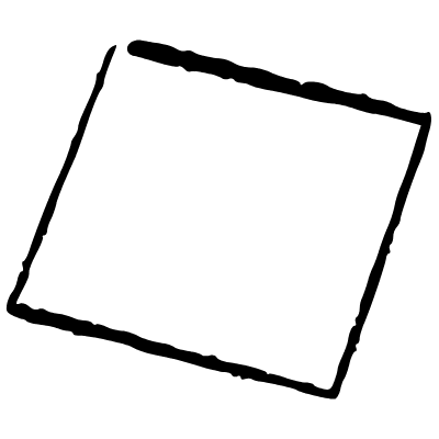 Minimalist Square 2 Element from Scribbles (Sketch Style) Set