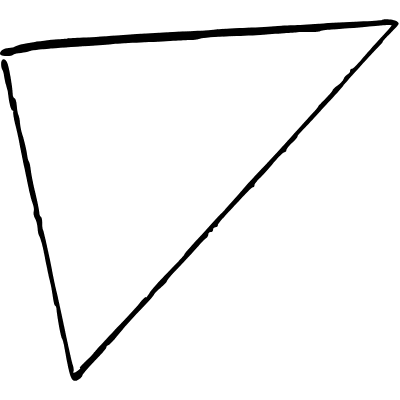 Minimalist Triangle 1 Element from Scribbles (Sketch Style) Set