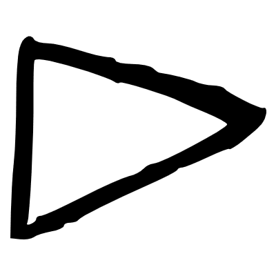 Minimalist Triangle 4 Element from Scribbles (Sketch Style) Set