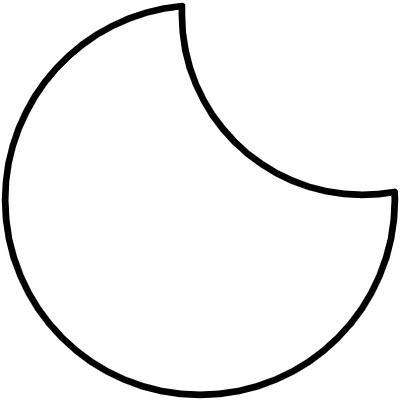 Moon Element from Geometrica (Line) Set