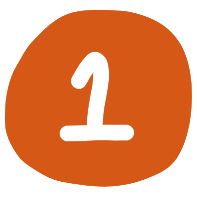 Number 1 1 Element from Doodles (Flat) Set