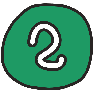 Number 2 1 Element from Doodles (Classic) Set