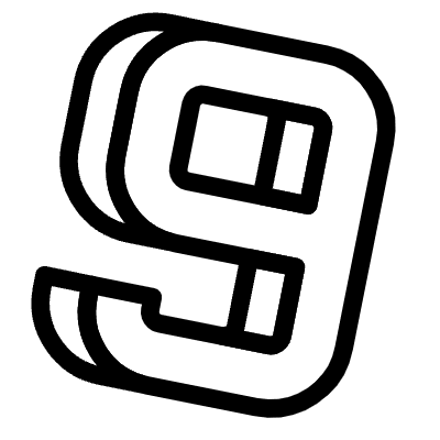 Number 9 Nine Element from 3D Fun (Line) Set
