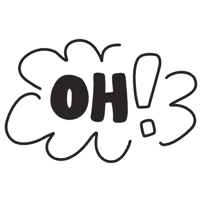 Oh Element from Doodles (Monochrome) Set