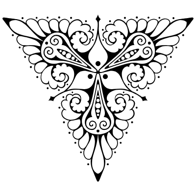 Ornament B 8 Element from Art Deco Motifs Set