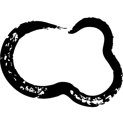 Peanut Shape Element from Inky (Brushes) Set