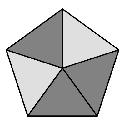 Pentagon Element from Cyber GUI Elements Set