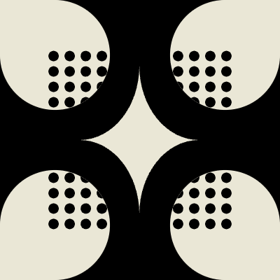 Petals Star Dot Element from Pop Tiles (Monochrome) Set