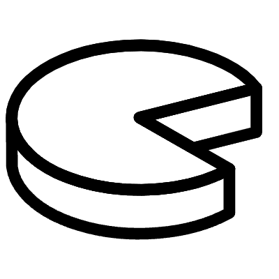 Pie Chart Element from 3D Fun (Line) Set