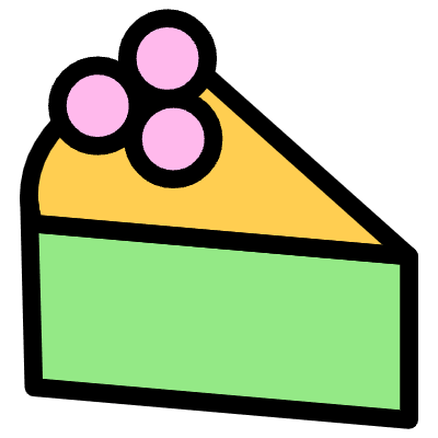 Piece Cake Element from 3D Fun (Pop) Set