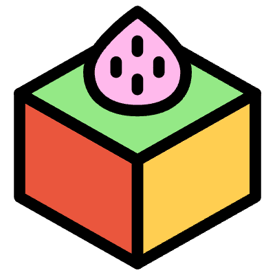 Piece Cake Square Element from 3D Fun (Pop) Set