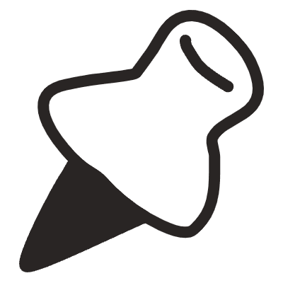 Pin 1 Element from Doodles (Monochrome) Set