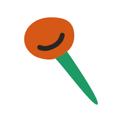 Pin 3 Element from Doodles (Flat) Set