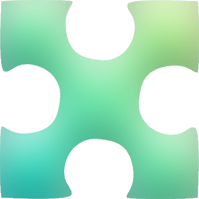 Puzzle Piece 1 Element from Inky (Gradient) Set