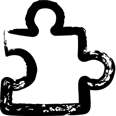 Puzzle Piece Element from Inky (Brushes) Set