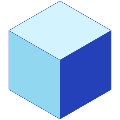 Rectangle Cube Element from 3D Motifs (Duo) Set