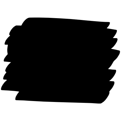 Rectangle Shape Mark Doodle 2 Element from Scribbles (Sketch Style) Set