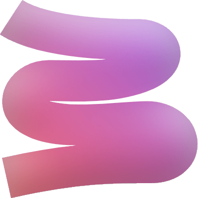 Ribbon Slope Line Element from Inky (Gradient) Set