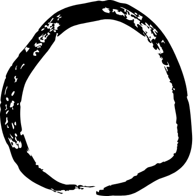 Round Abstract Element from Inky (Brushes) Set