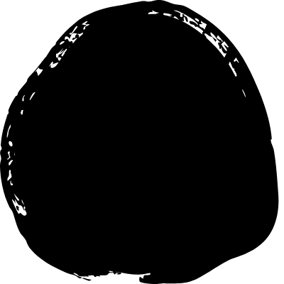 Round Abstract Element from Inky (Solid) Set