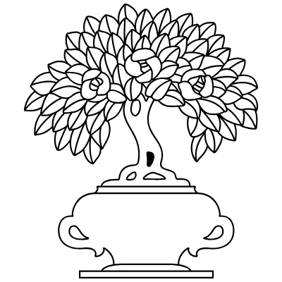 Set A Ornament 7 Element from Art Nouveau Motifs Set