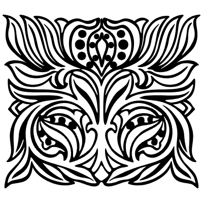 Set D Ornament 2 Element from Art Nouveau Motifs Set