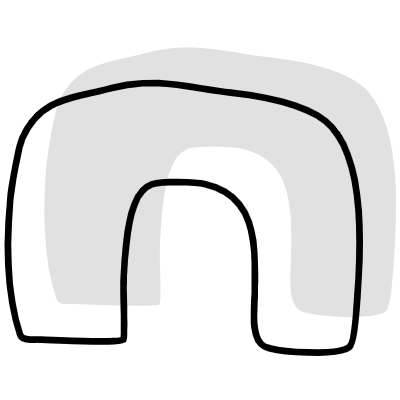 Shape Abstract Arch Thick Element from Organica (Combo) Set