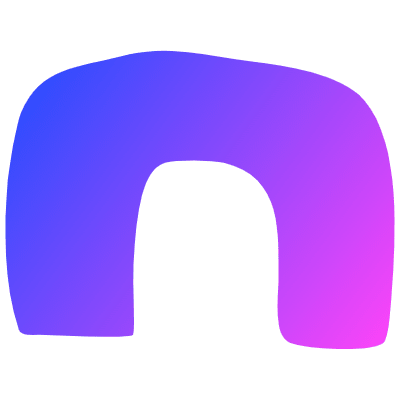 Shape Abstract Arch Thick Element from Organica (Gradient) Set