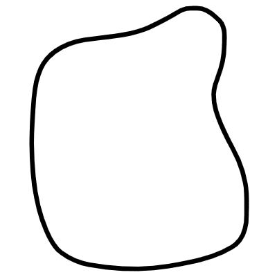 Shape Abstract Clay Square Element from Organica (Duo) Set