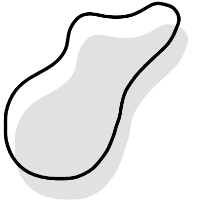 Shape Abstract Comet Element from Organica (Combo) Set