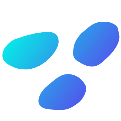 Shape Abstract Dot Rocks Element from Organica (Gradient) Set