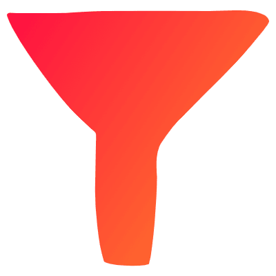 Shape Abstract Filter Funnel Element from Organica (Gradient) Set