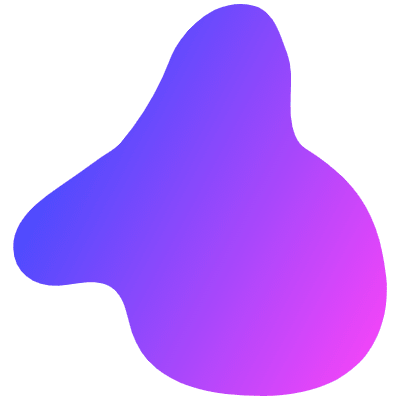 Shape Abstract Fish Element from Organica (Gradient) Set