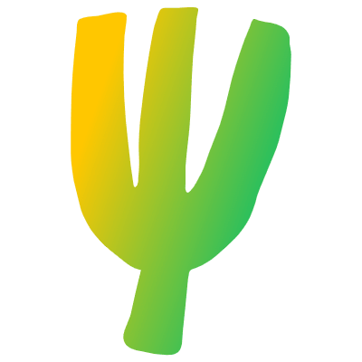 Shape Abstract Fork Element from Organica (Gradient) Set