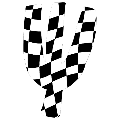 Shape Abstract Fork Element from Organica (Texturized) Set