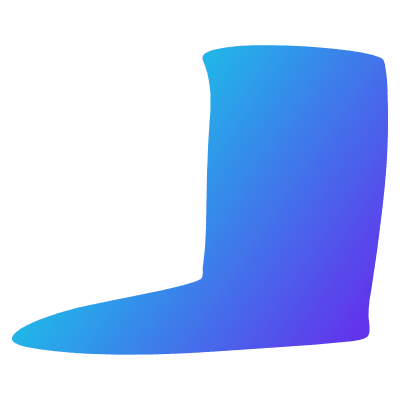 Shape Abstract Leg Element from Organica (Gradient) Set