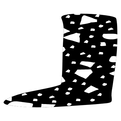 Shape Abstract Leg Element from Organica (Texturized) Set