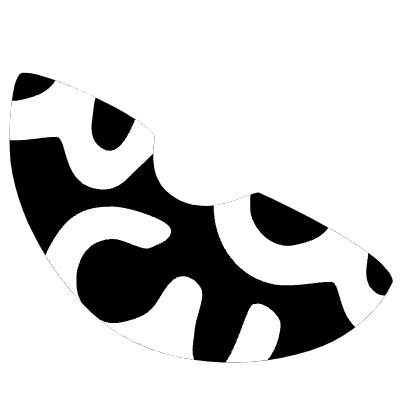 Shape Abstract Orange Fruit Element from Organica (Texturized) Set