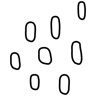 Shape Abstract Rain Element from Organica (Line) Set