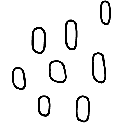 Shape Abstract Rain Element from Organica (Duo) Set