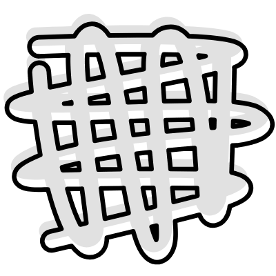 Shape Abstract Scratch Element from Organica (Combo) Set