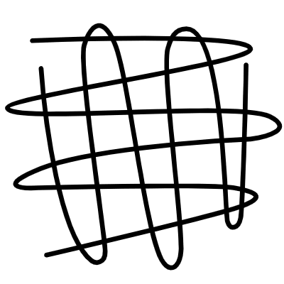 Shape Abstract Scratch Element from Organica (Line) Set