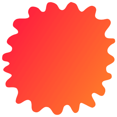 Shape Abstract Splash Element from Organica (Gradient) Set