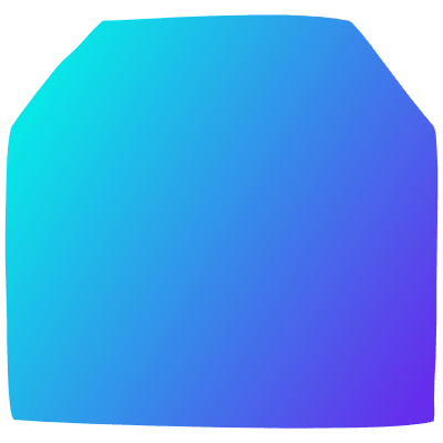 Shape Abstract Tag Square Trapezoid Element from Organica (Gradient) Set